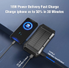 Watch Wireless Charger  Auto induction Wireless Solar Charger  QI Wireless Solar Charger  QI Wireless Solar Charger USB Solar Charger - PS980S (TYPE-C