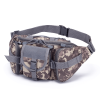 Men's Waterproof Nylon Fanny Pack With Adjustable Belt; Tactical Sport Arm Waist Bag For Outdoor Hiking Fishing Hunting Camping Travel - ACU Camo - Th