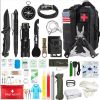 Outdoor SOS Emergency Survival Kit Multifunctional Survival Tool Tactical Civil Air Defense Combat Readiness Emergency Kit - Red - China