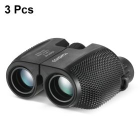 Professional Binoculars 10x25 BAK4 Prism High Powered Binocular Portable Hunting Telescope Scope monocular luneta - Type 1 3 Pcs - China