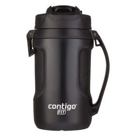 Contigo Fit Water Jug with AUTOSPOUT Lid, 64 Fluid Ounces, Black - Contigo