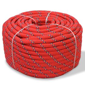 Marine Rope Polypropylene 0.31" 3937" Red - Red