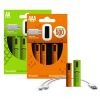 ECO Recharge 4 Pack AA Or AAA USB Rechargeable Batteries - AA - 4 pack