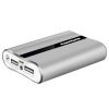 12000mAh Portable Charger with Dual USB Ports 3.1A Output Power Bank Ultra-Compact External Battery Pack - Silver