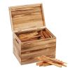 15 Lbs Fatwood Fire Starter Sticks in Gift Box , 100% Natural Kindling, Pine Firewood Firestarter for Campfire, Stove, Fireplace, Bonfires, Grill - as