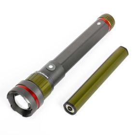 Swiss Tech Erleuchten 3000 Lumen LED Flashlight, IP67 Waterproof, Drop Resistant, Rechargeable Flashlight with Emergency Power Bank - Swiss Tech