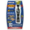 Emergency Power Station, 4 Function Flashlight, Radio, Siren, and Cell Phone Charger, Black/Silver LED - Ready America