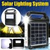 1pc Portable 6V Rechargeable Solar Panel Power Storage Generator System USB Charger With Lamp Lighting Home Solar Energy System Kit, 8*5.9in - Size 2