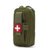 Tactical Medical EDC Pouch EMT Emergency Bandage Tourniquet Scissors IFAK Pouch First Aid Kit Survival Bag Military Pack - Camouflage