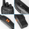 2 x Baofeng BF-888S Walkie Talkies Two Way Radio UHF 16CH 400-470MHZ Long Range - Black