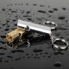 Portable Aluminum Safety Whistle For Outdoor Camping Backpacking Hiking; Emergency Survival Tool - Golden