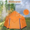 3-4 Person Camping Instant Pop-up Tent, Sun Shelter Waterproof Double Layer 4 Seasons Lightweight Tent for Hiking, Fishing, Beach - KM3508