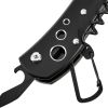 15-in-1 Stainless Steel Multitool Pocket Knife Safety Lock With Nylon Sheath For Outdoor Emergency Survival - 15-in-1