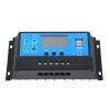 60A 12V/24V PWM Solar Panel Regulator Charge Controller Auto Focus Tracking - as picture