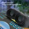 10X25 Portable HD Binocular BAK4 Prism Optical Coated Lens For Outdoor Hunting Camping Travel - Black - 10X25