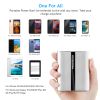 12000mAh Portable Charger with Dual USB Ports 3.1A Output Power Bank Ultra-Compact External Battery Pack - Silver