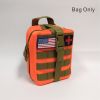 MOLLE Tactical First Aid Bag - Detachable Medical Kit with Emergency Supplies for EMT, Survival, and Tactical Gear - Mud Color