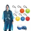 1pc Disposable Portable Raincoat; Emergency Waterproof Cover; Rain Cape For Hiking And Camping; Unisex - Random Color - Raincoat Ball Set