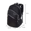 Portable Hiking Backpack Lightweight Travel Outdoor Camping Daypack - Black - Backpack