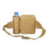 Tactical Waist Bag Denim Waistbag With Water Bottle Holder For Outdoor Traveling Camping Hunting Cycling - Camouflage