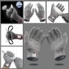 4 Pairs Safety Anti Cut Gloves High-strength Industry Kitchen Gardening Anti-Scratch Anti-cut Glass Cutting Multi-Purpose - L(24CM)