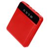 10000mAh Portable Power Bank Mini External Battery Pack Charger w/ Dual USB Ports - Red