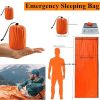 Outdoor Life Emergency Sleeping Bag; Warm Waterproof Mylar First Aid Camping Survival Gear - 1PC