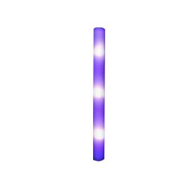 10Pcs Glow Sticks Bulk Colorful LED Foam Stick Cheer Bar Party Foam Glitter Glow Sticks Portable Luminous Atmosphere Party Props (Color: Always light-purple, size: 10pcs)