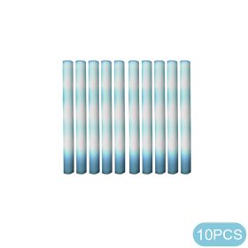 10Pcs Glow Sticks Bulk Colorful LED Foam Stick Cheer Bar Party Foam Glitter Glow Sticks Portable Luminous Atmosphere Party Props (Color: Always light-white, size: 10pcs)