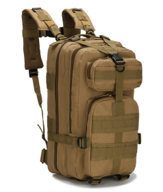 Military 3P Tactical 25L Backpack | Army Assault Pack | Molle Bag Rucksack | Range Bag (Color: khaki)